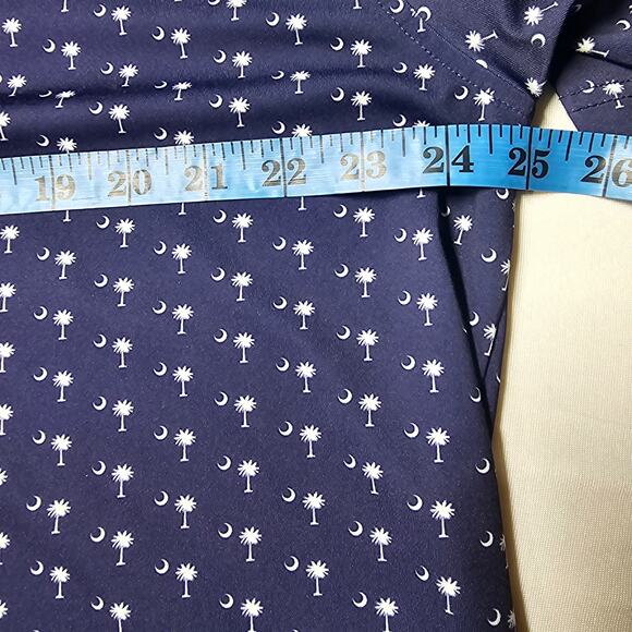 Rhoback The Palmetto South Carolina Golf Polo Short Navy Blue XL Performance - Picture 9 of 10